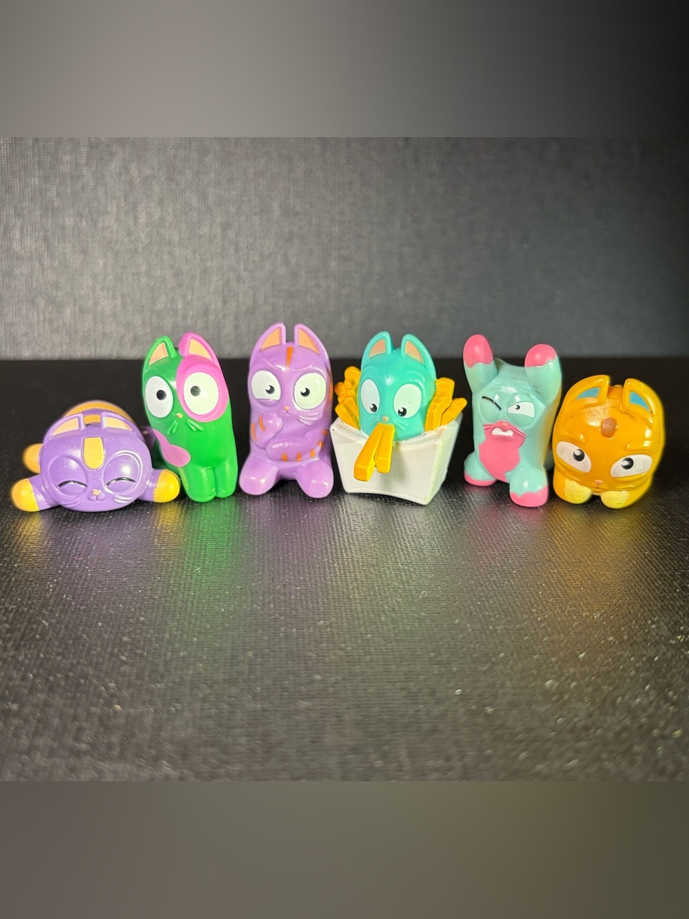 Hasbro Lost Kitties Mini Figures Lot - Set of 6 Loose Cats